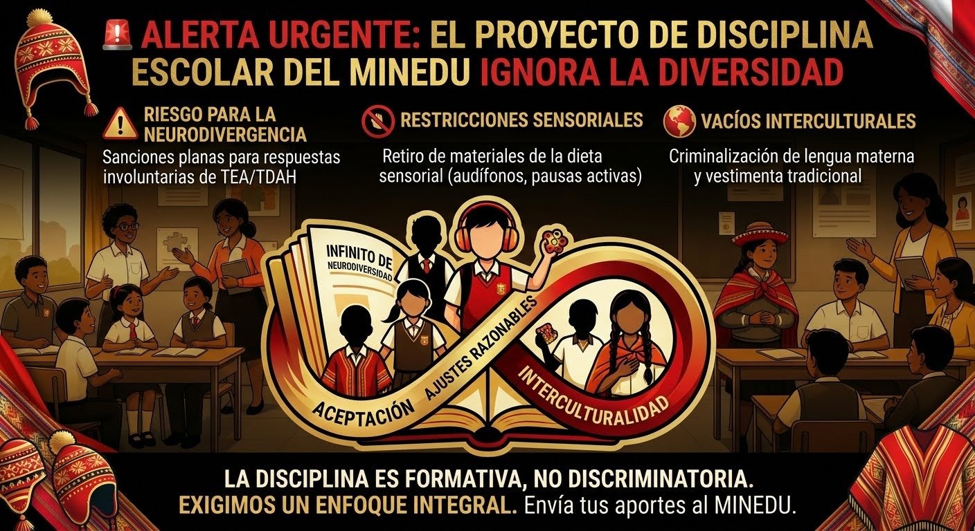 El proyecto de disciplina escolar del MINEDU